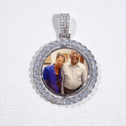 3D Spinning 2-Faced Custom Picture Pendant