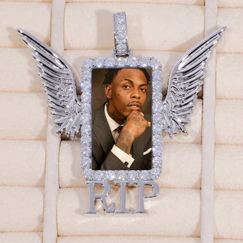 RIP WING 3D CUSTOM PICTURE PENDANT