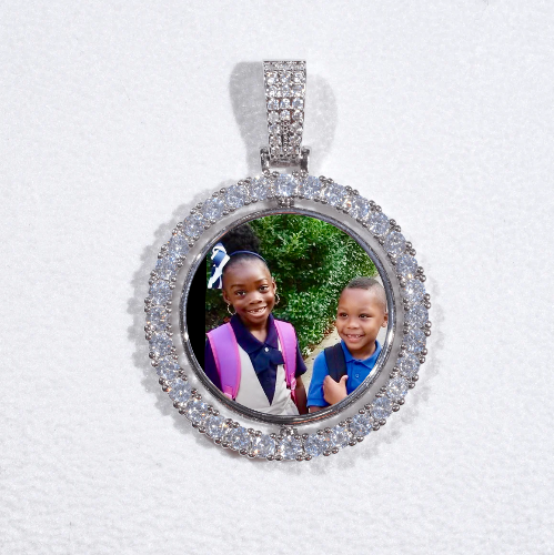 3D Spinning 2-Faced Custom Picture Pendant