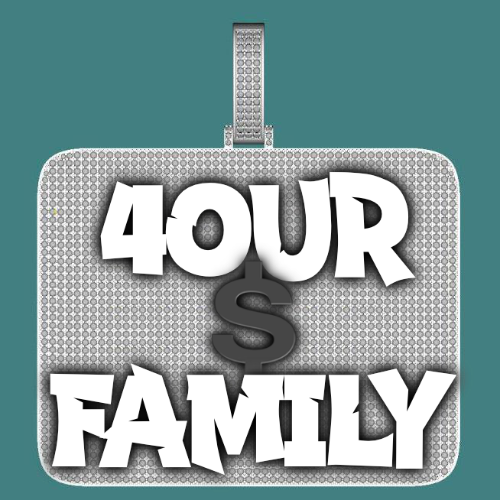 CUSTOM LETTER NECKLACE 3D BIG SQUARE