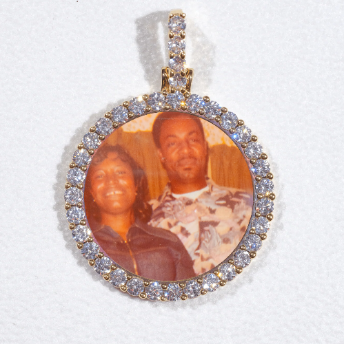 3D CIRCLE CUSTOM PICTURE PENDANT SMALL SIZE