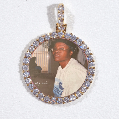 3D CIRCLE CUSTOM PICTURE PENDANT SMALL SIZE