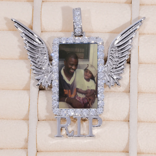 RIP WING 3D CUSTOM PICTURE PENDANT