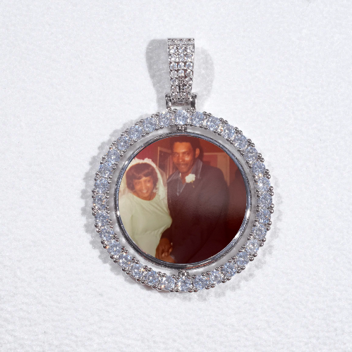 3D Spinning 2-Faced Custom Picture Pendant