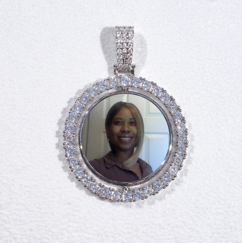 3D Spinning 2-Faced Custom Picture Pendant