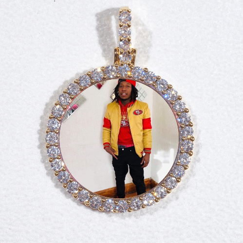 3D CIRCLE CUSTOM PICTURE PENDANT SMALL SIZE