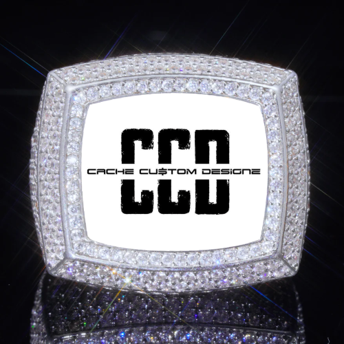3D CUSTOM PICTURE ICED RING