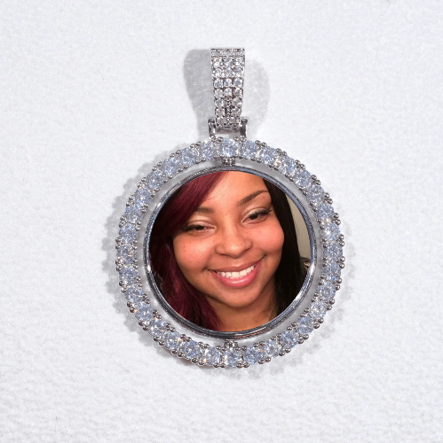 3D Spinning 2-Faced Custom Picture Pendant