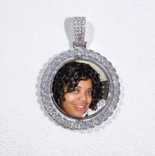 3D Spinning 2-Faced Custom Picture Pendant