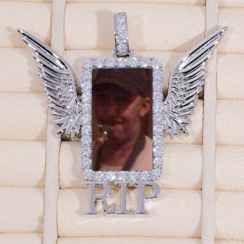 RIP WING 3D CUSTOM PICTURE PENDANT