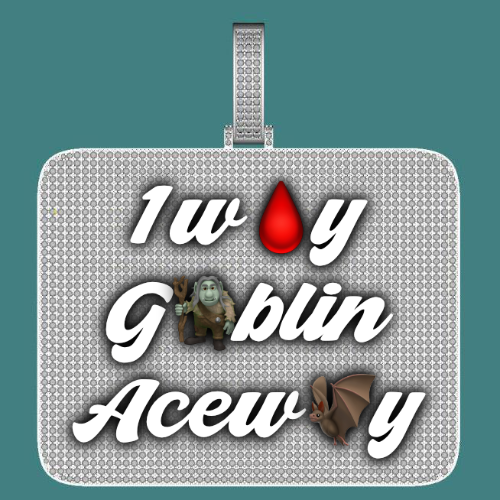 CUSTOM LETTER NECKLACE 3D BIG SQUARE