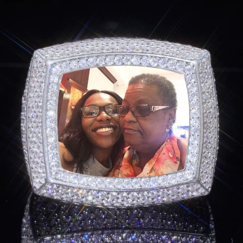 3D CUSTOM PICTURE ICED RING