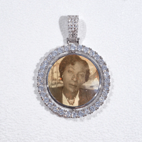 3D Spinning 2-Faced Custom Picture Pendant