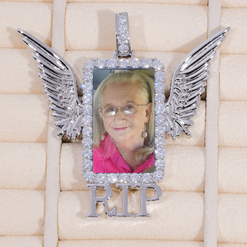RIP WING 3D CUSTOM PICTURE PENDANT
