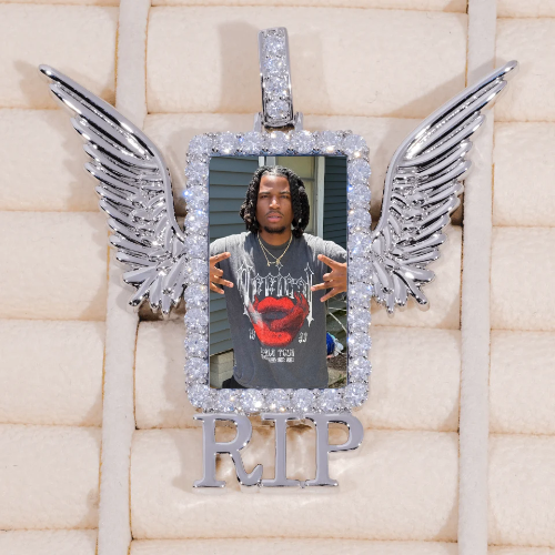 RIP WING 3D CUSTOM PICTURE PENDANT