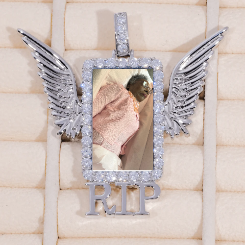 RIP WING 3D CUSTOM PICTURE PENDANT