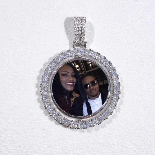 3D Spinning 2-Faced Custom Picture Pendant