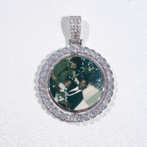 3D Spinning 2-Faced Custom Picture Pendant