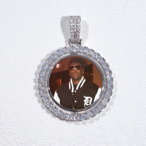 3D Spinning 2-Faced Custom Picture Pendant