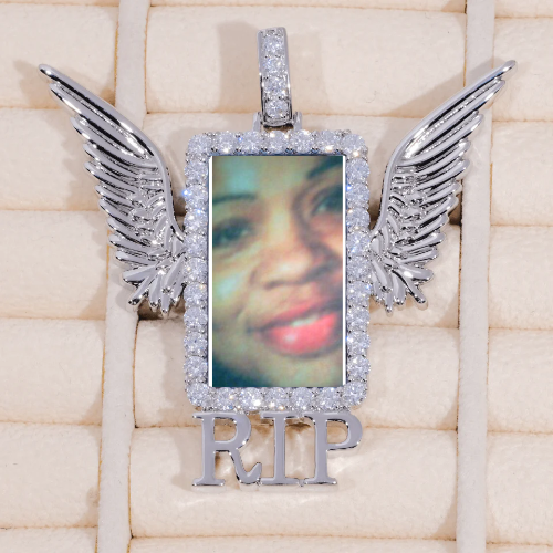 RIP WING 3D CUSTOM PICTURE PENDANT