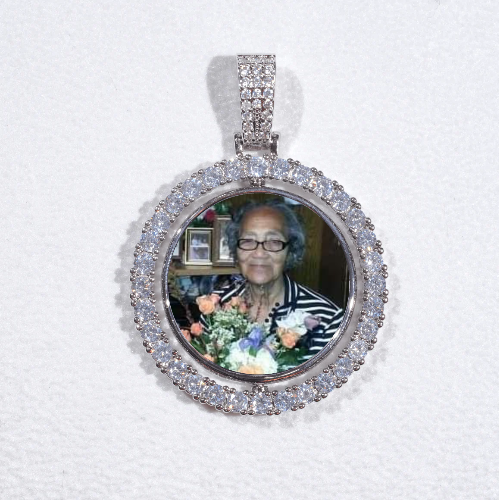 3D Spinning 2-Faced Custom Picture Pendant