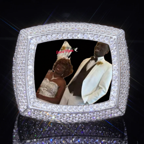 3D CUSTOM PICTURE ICED RING