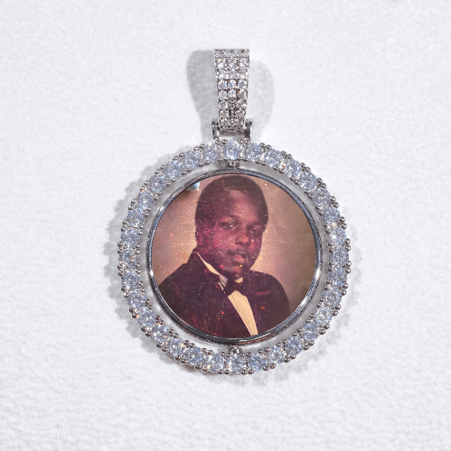 3D Spinning 2-Faced Custom Picture Pendant