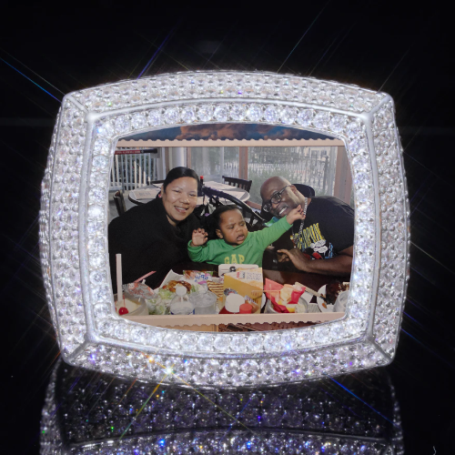 3D CUSTOM PICTURE ICED RING