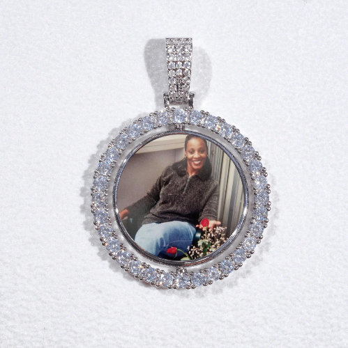 3D Spinning 2-Faced Custom Picture Pendant