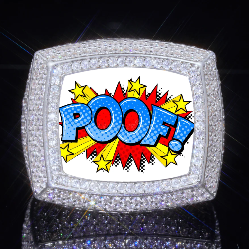 3D CUSTOM PICTURE ICED RING