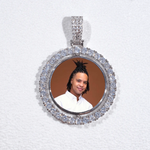 3D Spinning 2-Faced Custom Picture Pendant