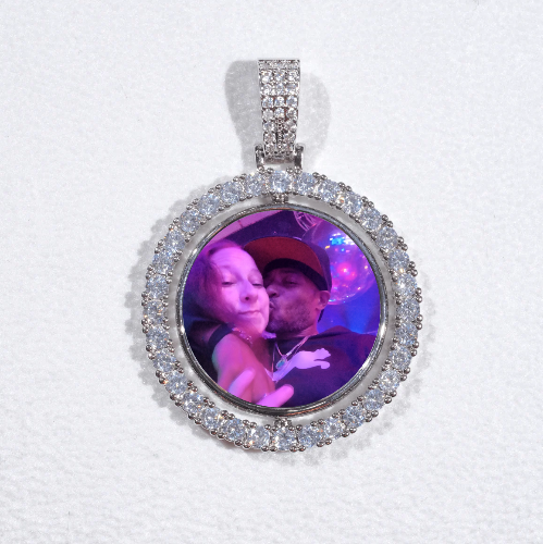 3D Spinning 2-Faced Custom Picture Pendant