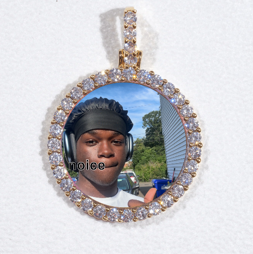 3D CIRCLE CUSTOM PICTURE PENDANT SMALL SIZE