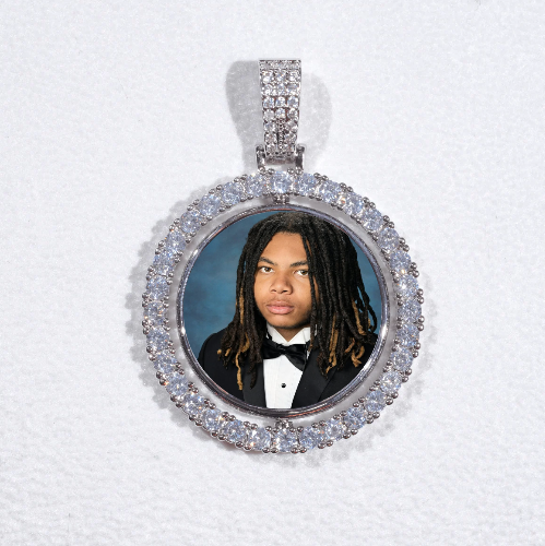 3D Spinning 2-Faced Custom Picture Pendant