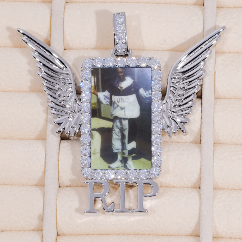RIP WING 3D CUSTOM PICTURE PENDANT