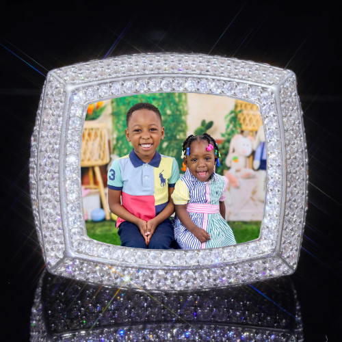 3D CUSTOM PICTURE ICED RING