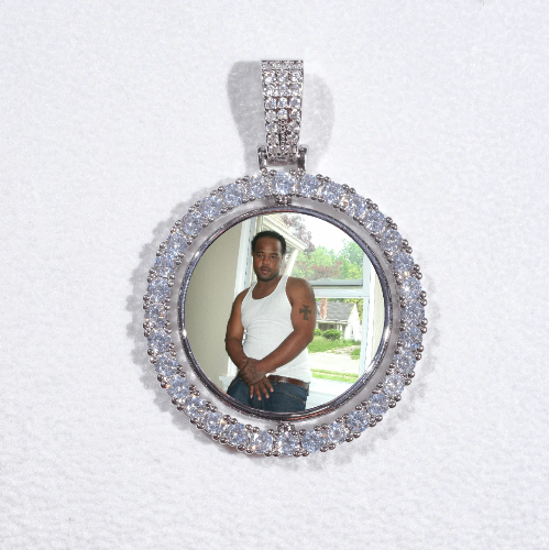 3D Spinning 2-Faced Custom Picture Pendant