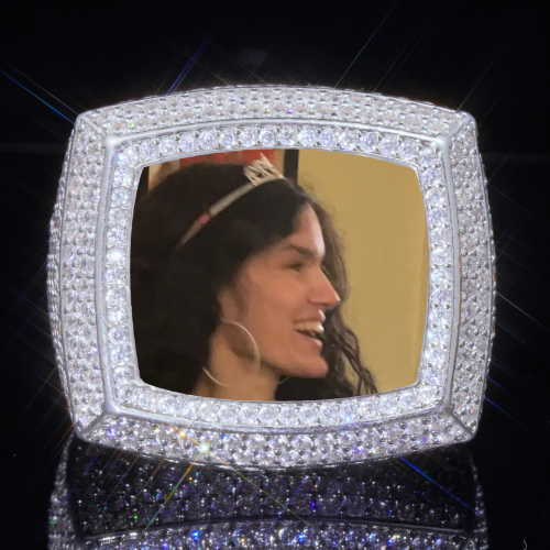 3D CUSTOM PICTURE ICED RING