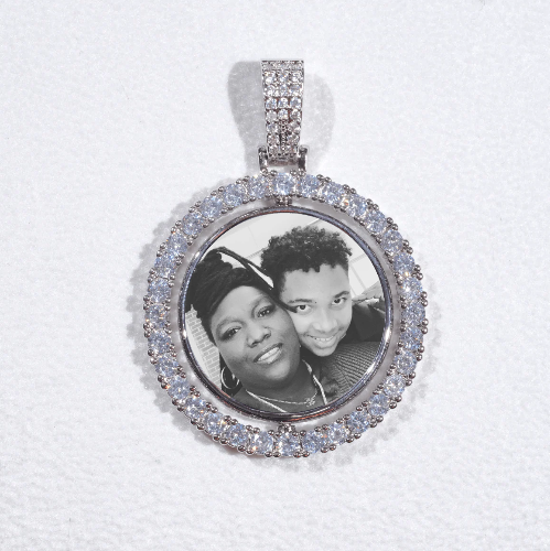 3D Spinning 2-Faced Custom Picture Pendant