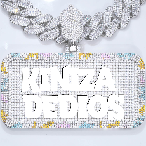CUSTOM LETTER NECKLACE 3D COLORFUL SQUARE