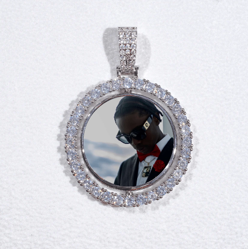 3D Spinning 2-Faced Custom Picture Pendant