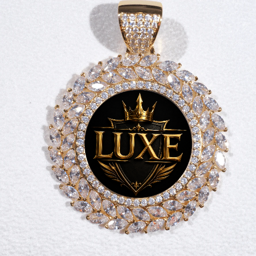 Large 3D Wheat Ear Custom Picture Pendant