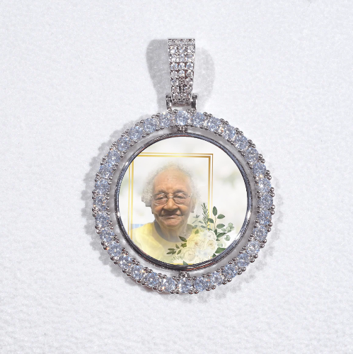 3D Spinning 2-Faced Custom Picture Pendant