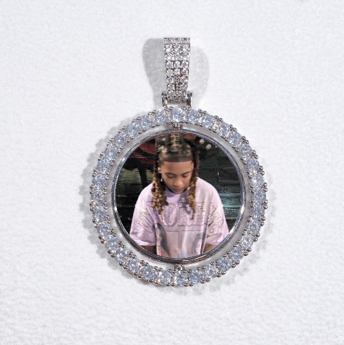 3D Spinning 2-Faced Custom Picture Pendant
