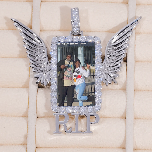 RIP WING 3D CUSTOM PICTURE PENDANT