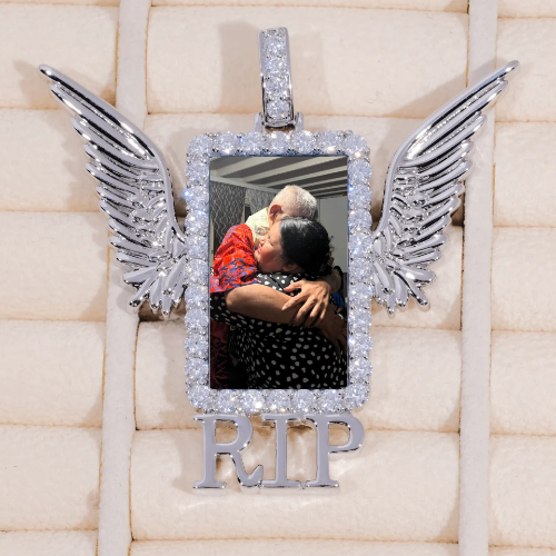 RIP WING 3D CUSTOM PICTURE PENDANT