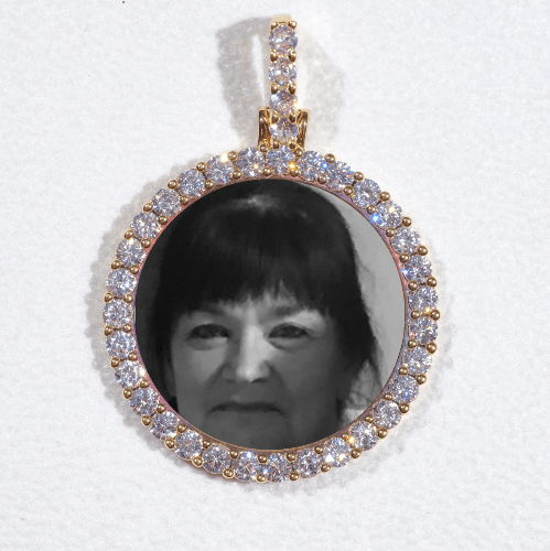 3D CIRCLE CUSTOM PICTURE PENDANT SMALL SIZE
