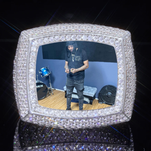 3D CUSTOM PICTURE ICED RING
