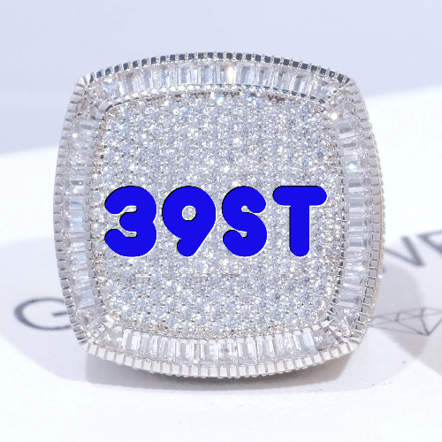 CUSTOM LETTER 3D ICED RING