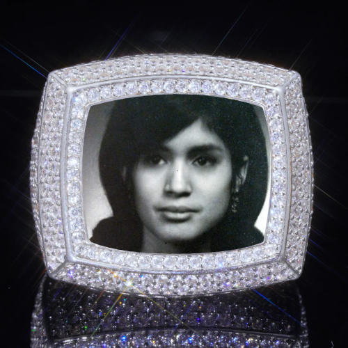 3D CUSTOM PICTURE ICED RING